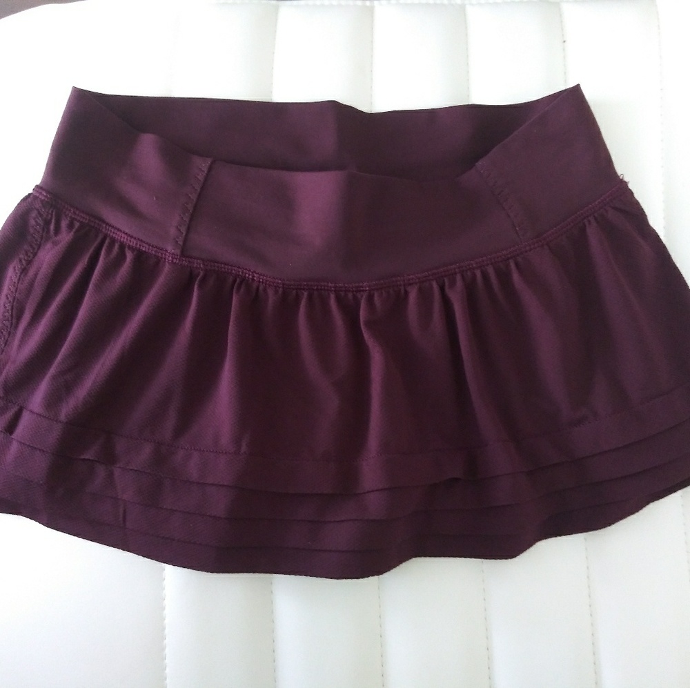 Maroon Lululemon Skort